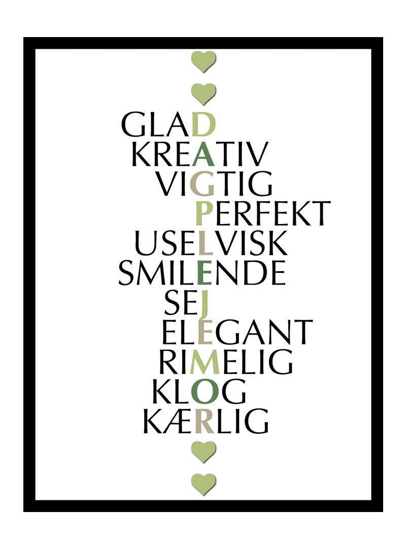 Dagplejemor   Citat   Plakat