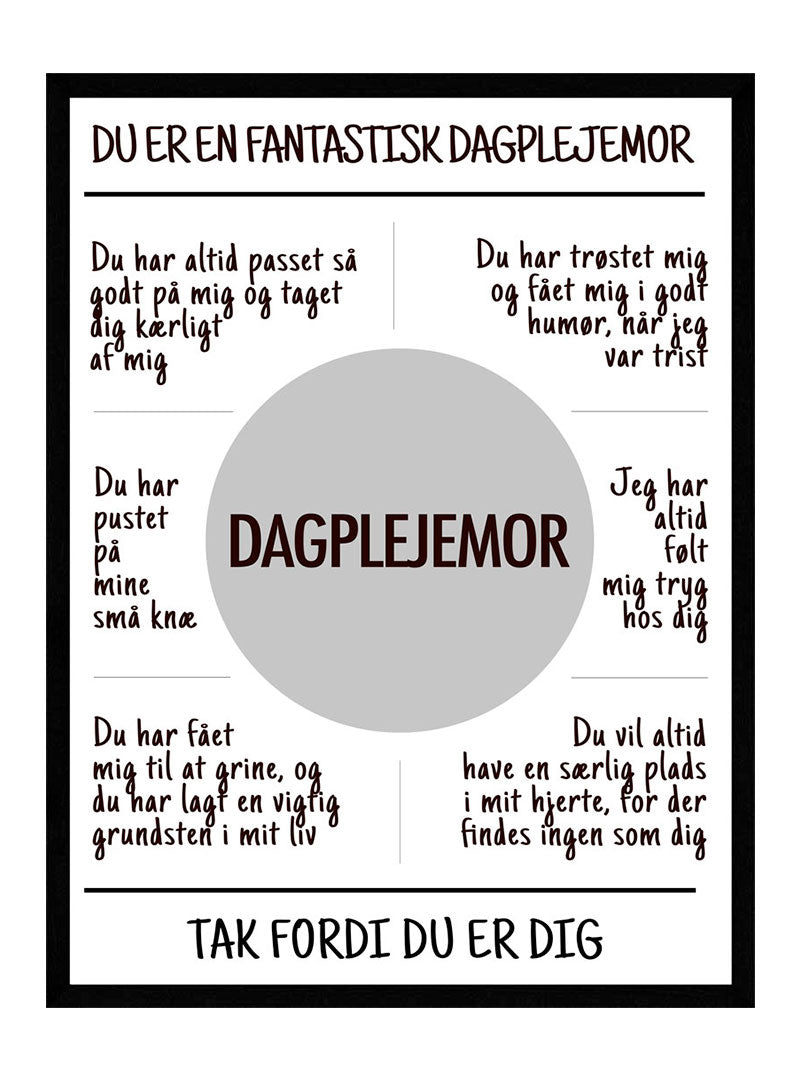 Dagplejemor   Plakat