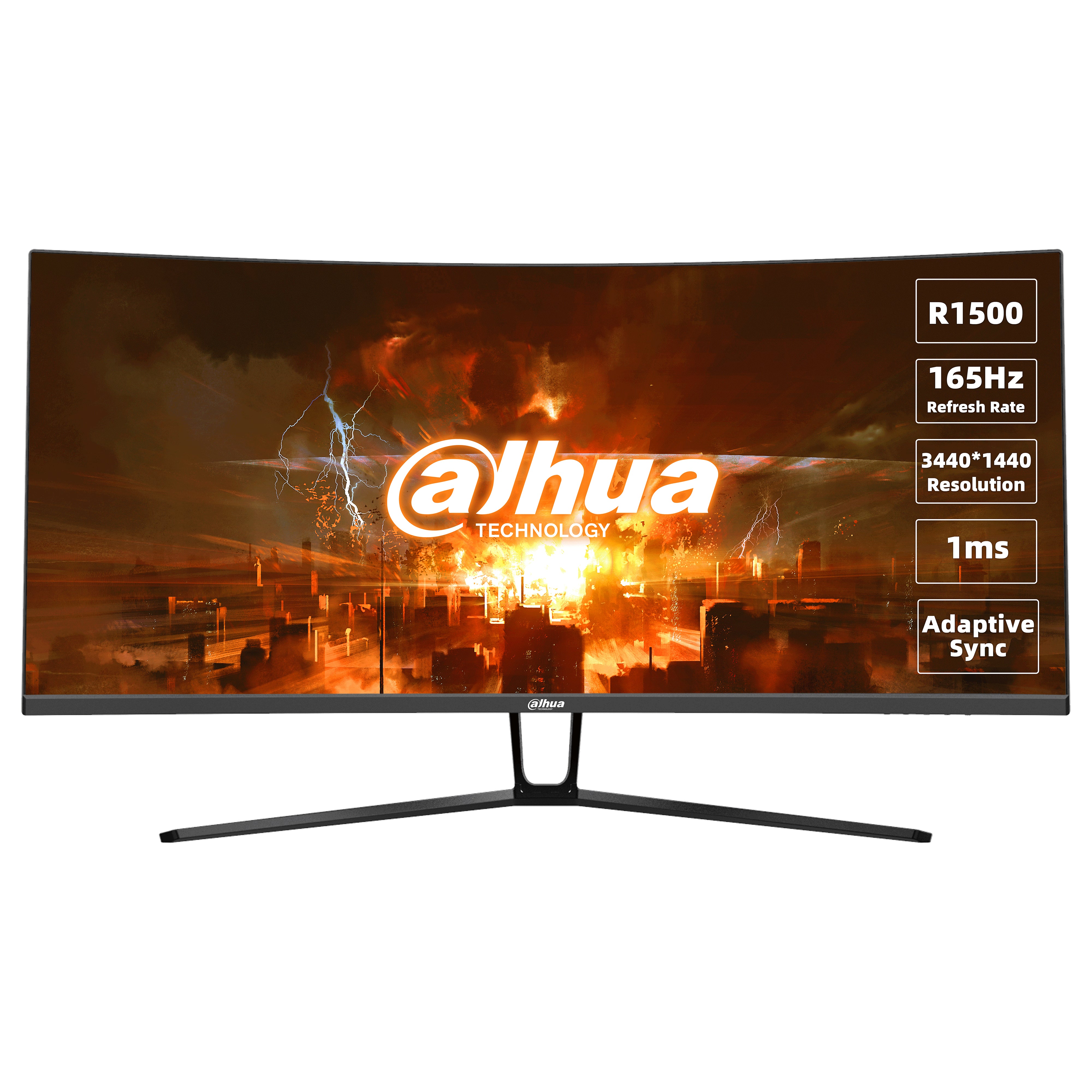 Dahua   34   Quot    Wqhd   21       Curved   165hz   1ms   Skærm   Geekd   Dk