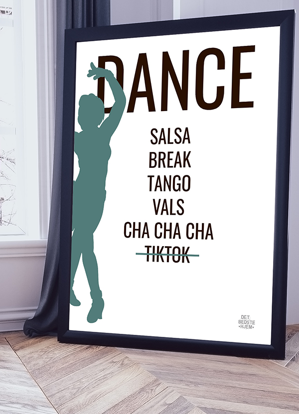 Dance - Plakat   21   X   29        A4    Kr    199  -