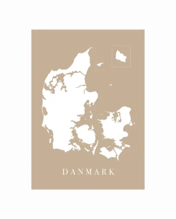 Danmarkskort   Sand