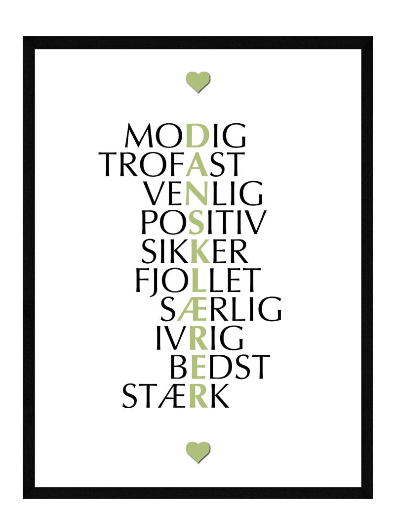 Dansklærer   Citat   Plakat