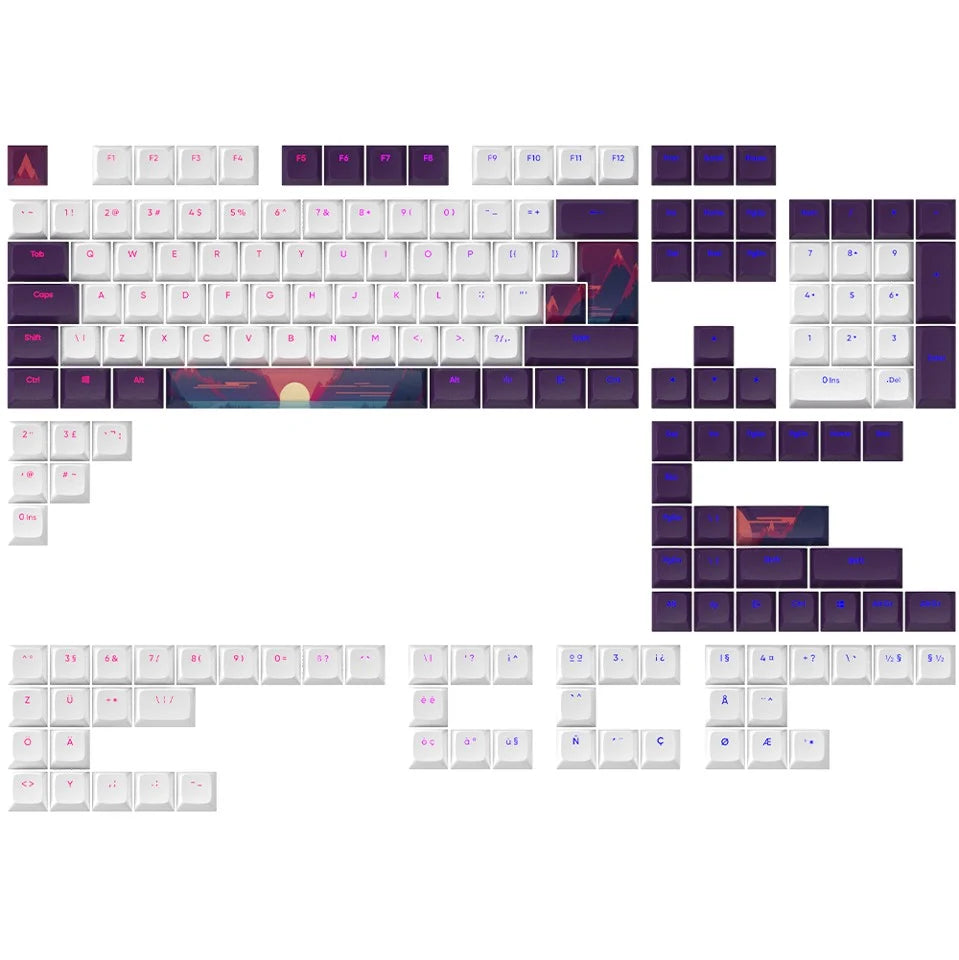 Dark   Project   Keycaps   Sets   Sunrise