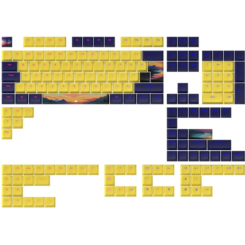 Dark   Project   Keycaps   Sets   Sunset