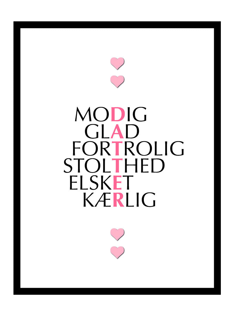 Datter   Citat   Plakat