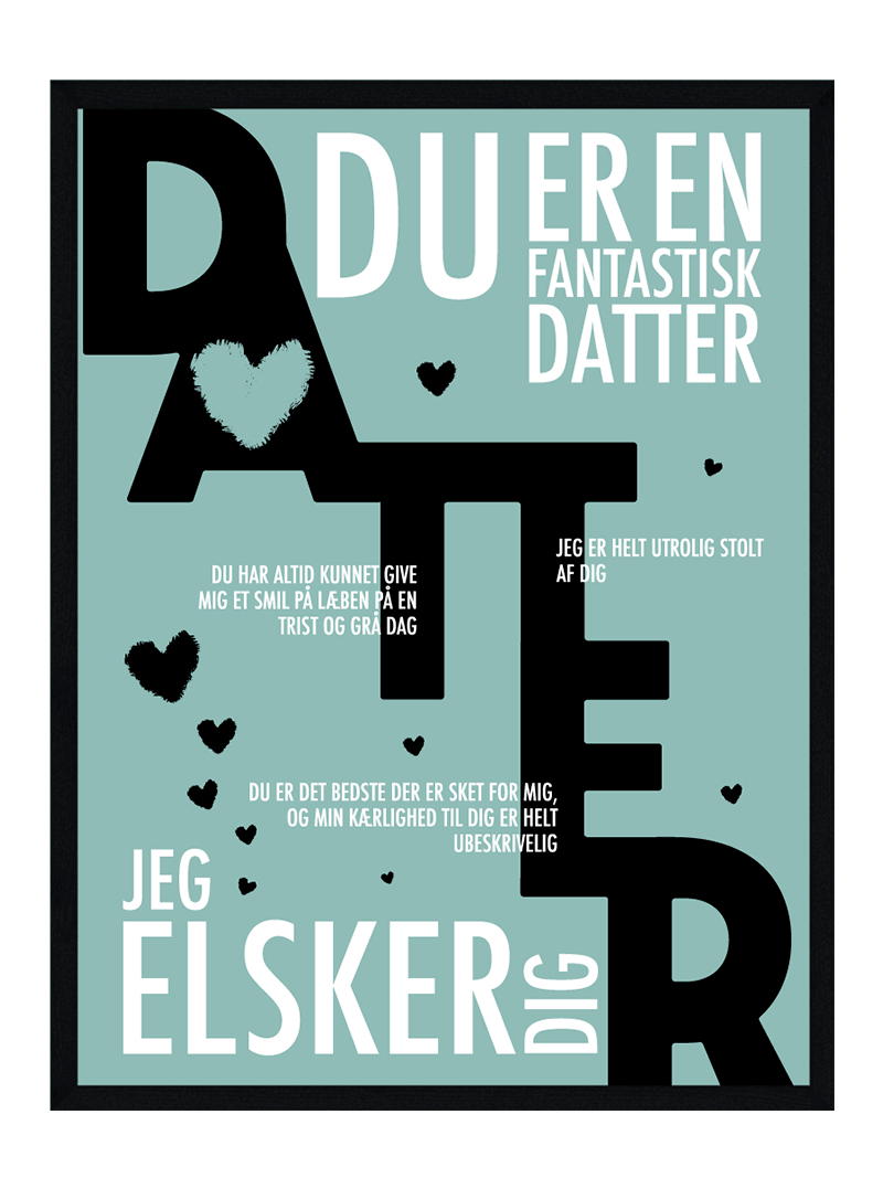 Datter   Plakat   Personlig   Plakat