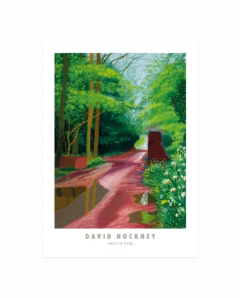 David   Hockney   Plakat    Arrival   Of   Spring