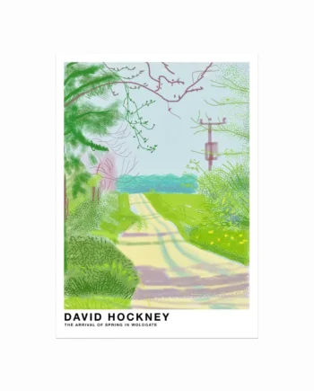 David   Hockney   Plakat    The   Arrival   Of   Spring   In   Woldgate