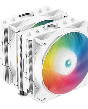 Deepcool   Ag620   Wh   Argb   Cpu   Køler     - Pack   Hvid   120   Mm