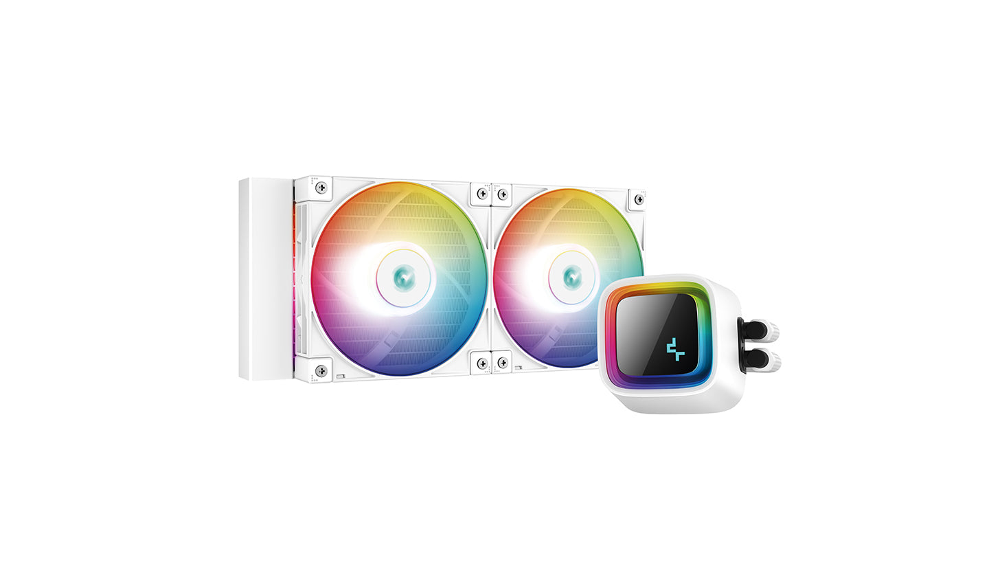 Deepcool Ls520 Wh Processors Flydende Kølesystem - Pack Hvid 120 Mm