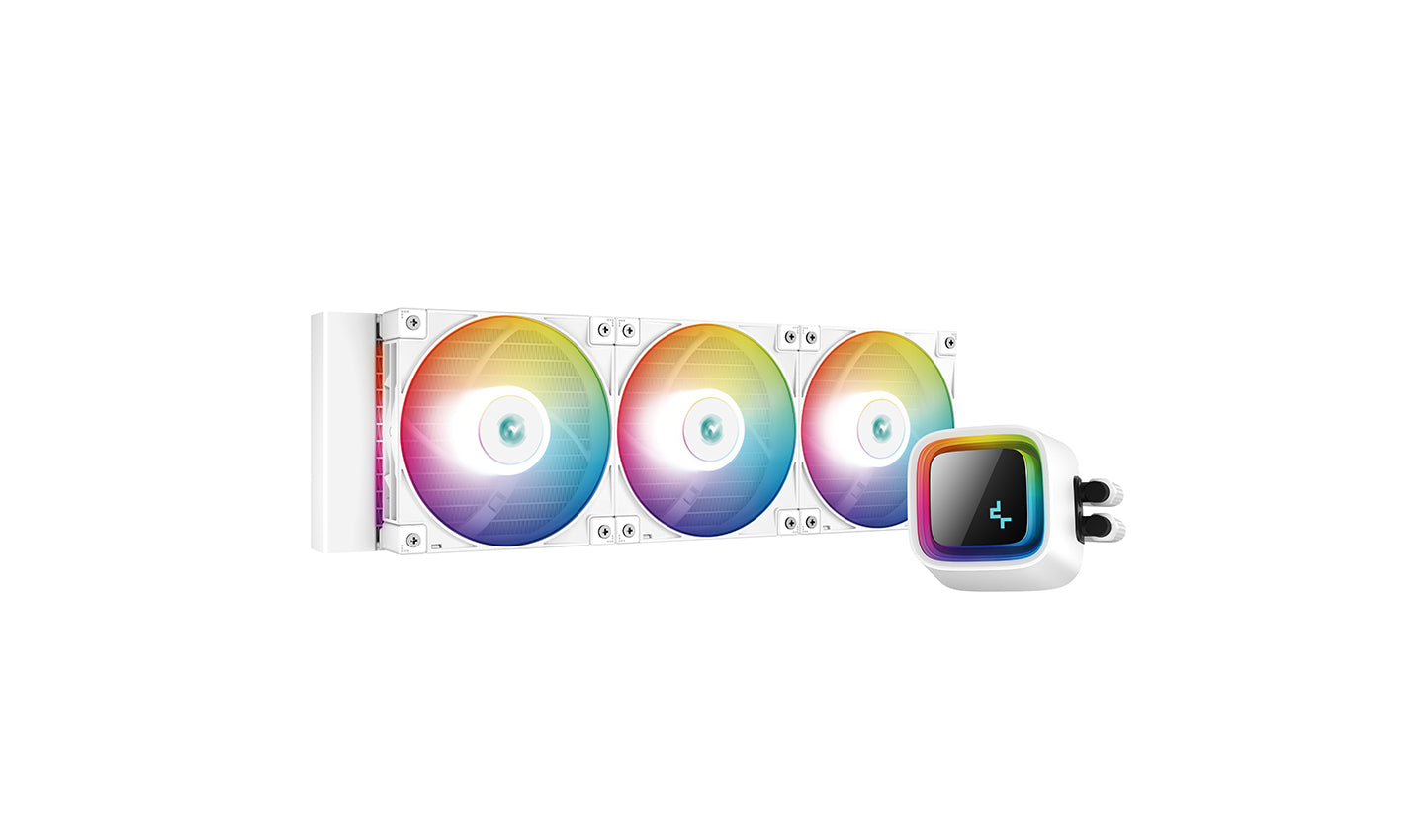 Deepcool   Ls720   Wh   Processors   Flydende   Kølesystem     - Pack   Hvid   120   Mm