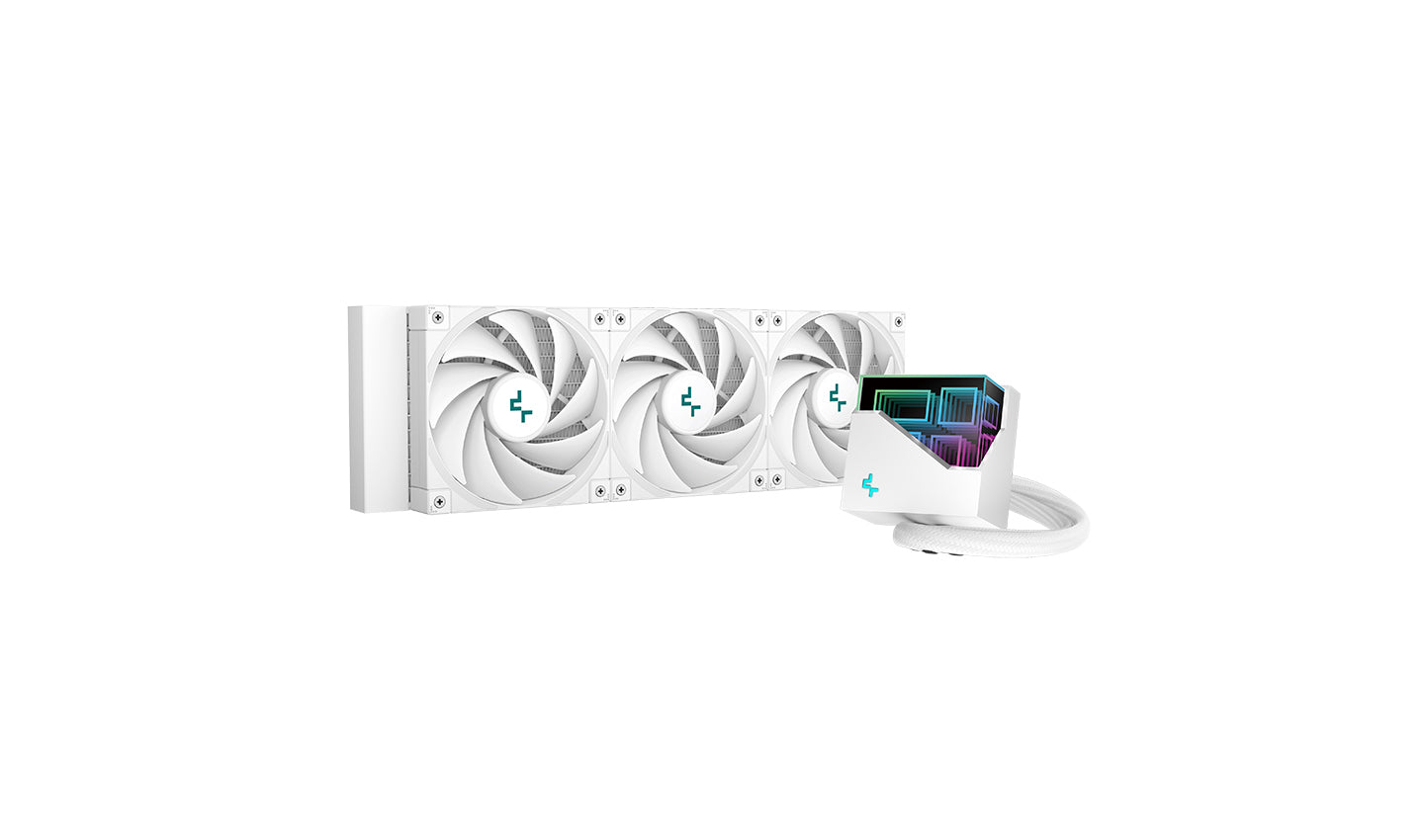 Deepcool   Lt720   Processors   Flydende   Kølesystem     - Pack   Hvid   120   Mm   Cpu   Køler   Geekd   Dk