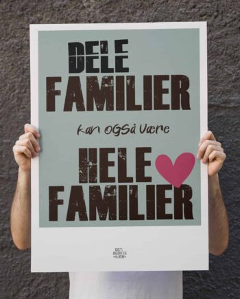 Delefamilier - Plakat   21   X   29        A4    Kr    199  -