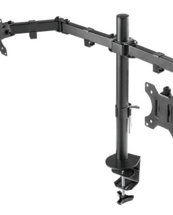 Deltaco   Dual   Monitor   Skærm   Arm   13   Quot  - 32   Quot    Skærme   Sort   Skærmophæng   Geekd   Dk