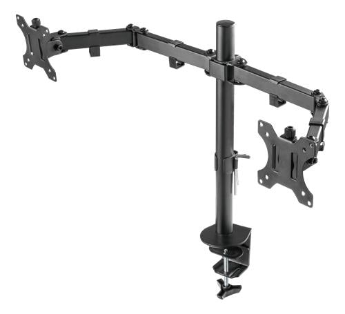 Deltaco   Dual   Monitor   Skærm   Arm   13   Quot  - 32   Quot    Skærme   Sort   Skærmophæng   Geekd   Dk
