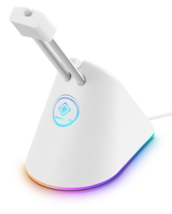 Deltaco   Gam - 044 - W - Rgb   Gaming   Muse   Bungee   Ambidextrous   Hvid   Geekd   Dk