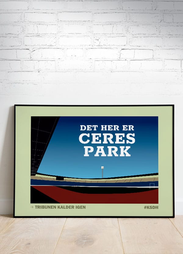 Det   Her   Er   Ceres   Park   Plakat   Vandret   29       X   21   Cm    A4    Kr    199  -