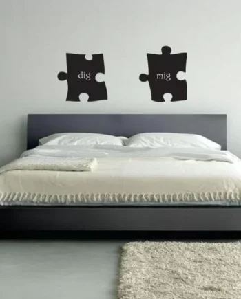 Dig     Mig   Puslebrikker   Wallsticker