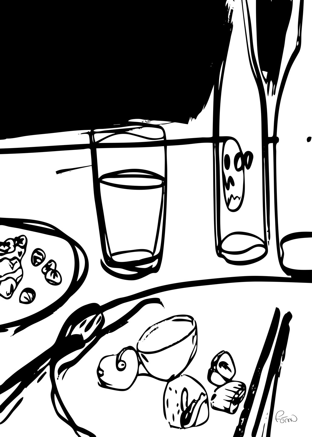Dinner   Af   Få   Mu   Illustrations