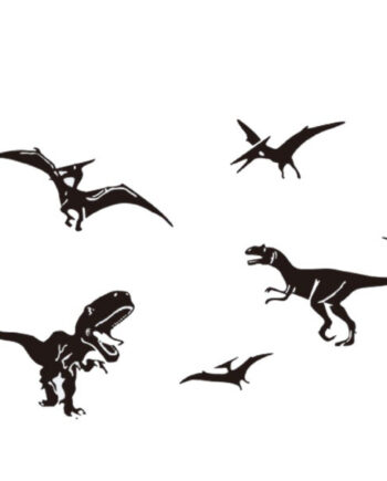 Dinosaurus   Wallsticker   Med       Forskellige   Dinosaur   Fra   Urtiden