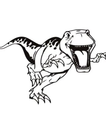 Dinosaurus   Wallsticker    T - Rex   Kommer    57x63cm