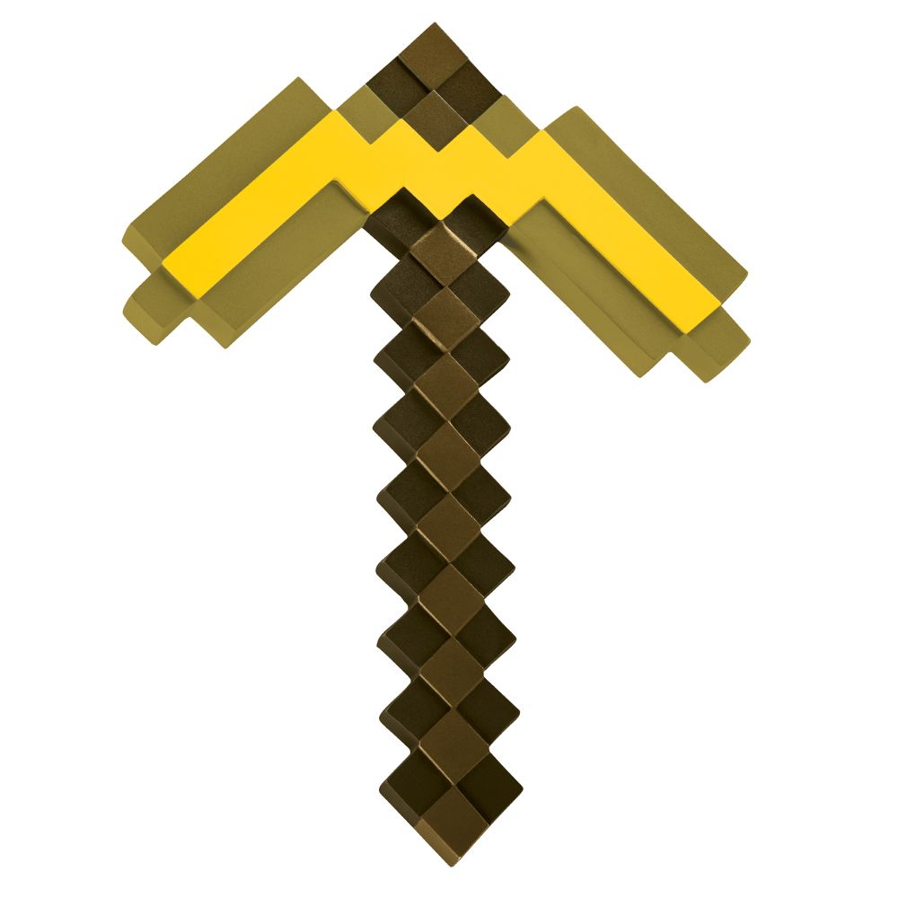 Disguise Minecraft Gold Pickaxe 112299 Legetøjsvåben Geekd Dk