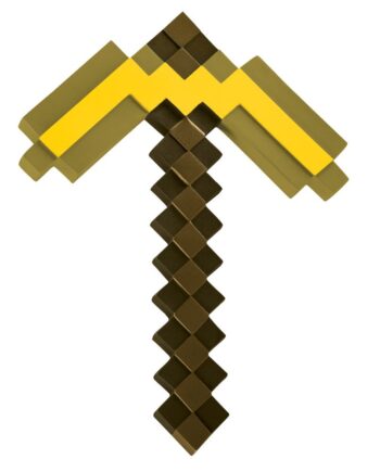 Disguise   Minecraft   Gold   Pickaxe    112299    Legetøjsvåben   Geekd   Dk
