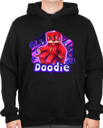Doodie   Hoodie   Sort   Geekd   Dk