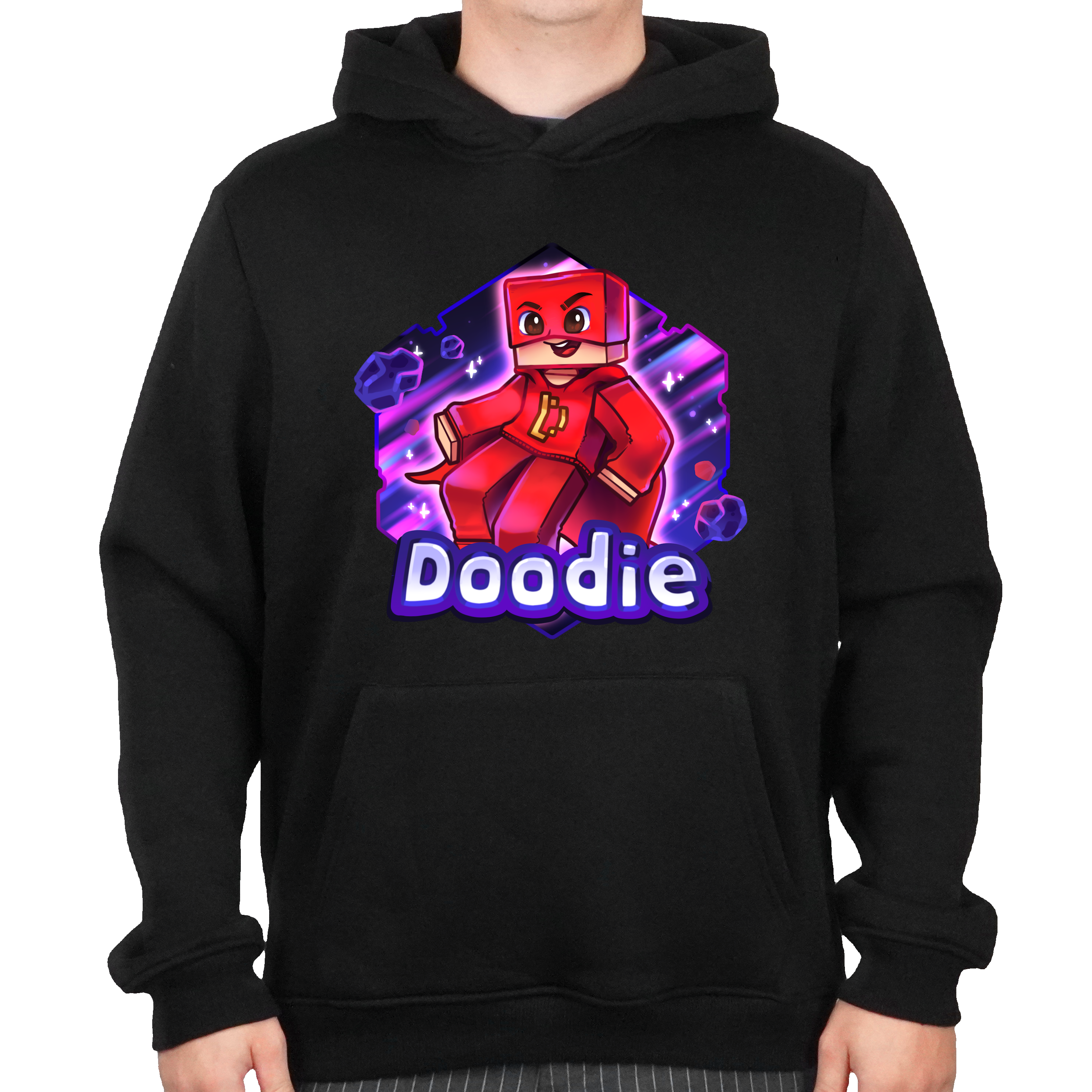 Doodie   Hoodie   Sort   Geekd   Dk