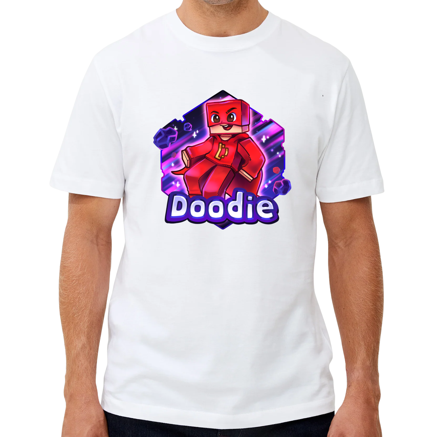 Doodie   Tee   Hvid       -