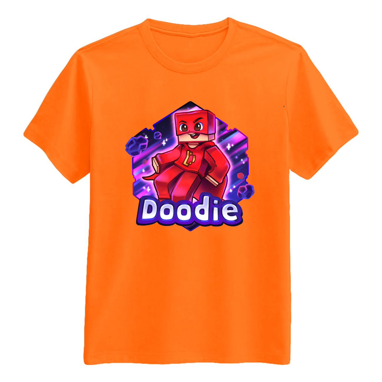 Doodie   Tee   Orange   T - Shirt   Geekd   Dk