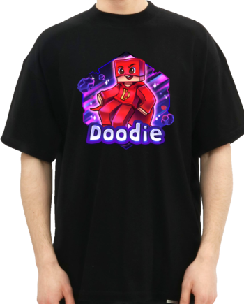 Doodie   Tee   Sort   T - Shirt   Geekd   Dk