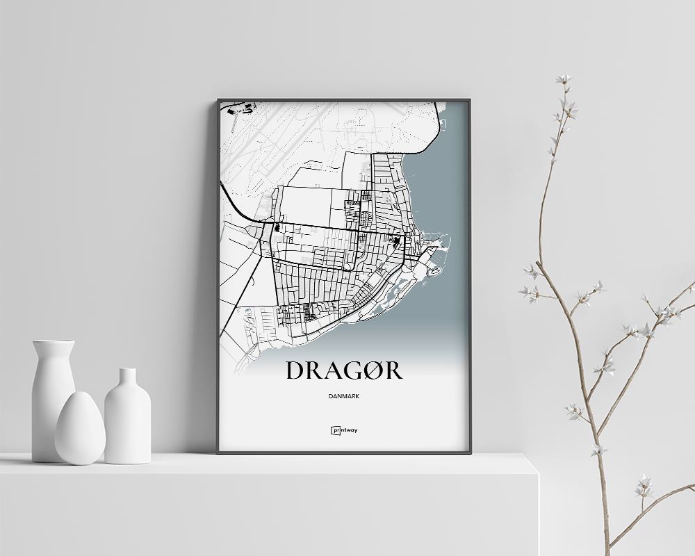 Dragør Plakaten Hvid