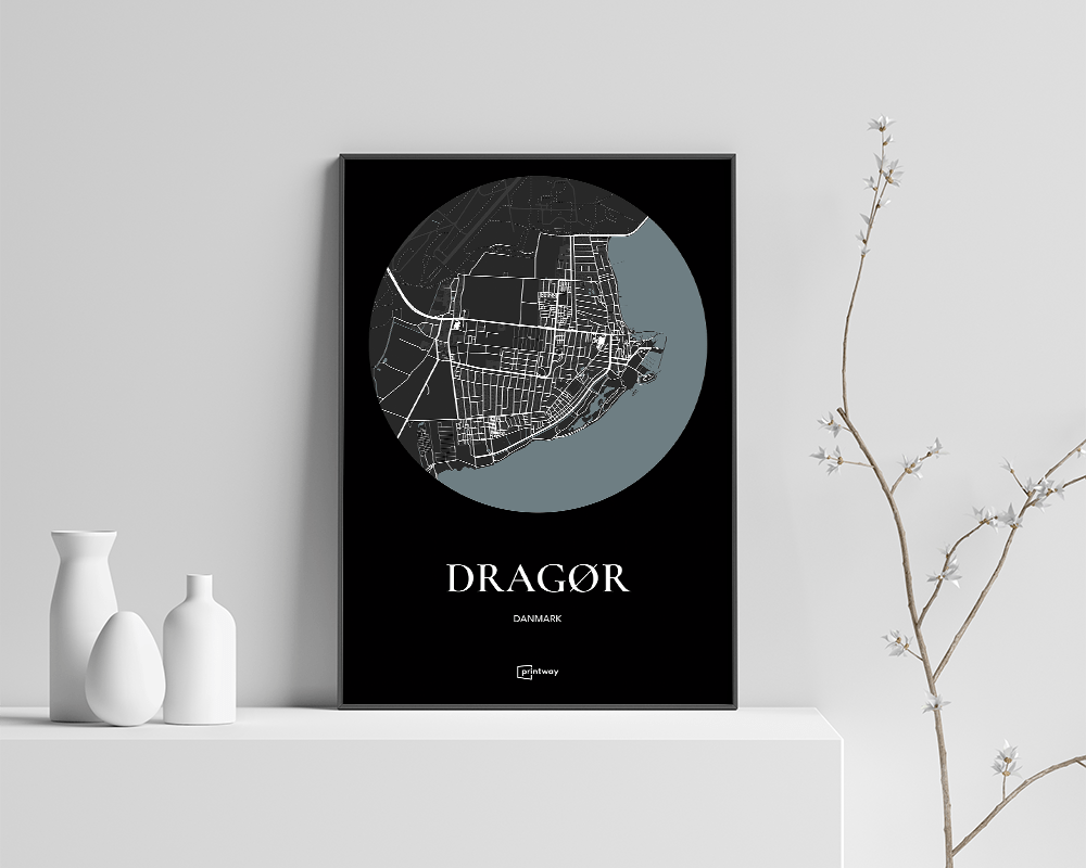 Dragør Plakaten Sort
