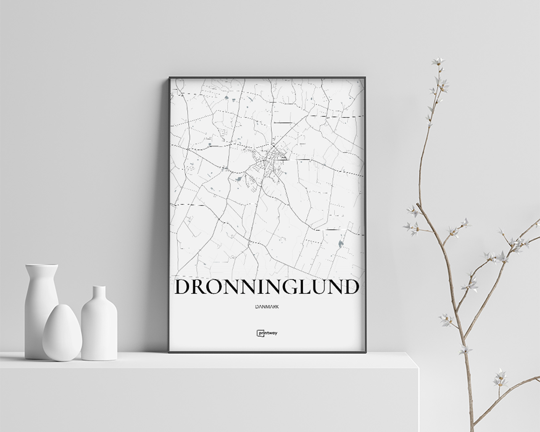 Dronninglund Plakaten 50 70 Cm  B2
