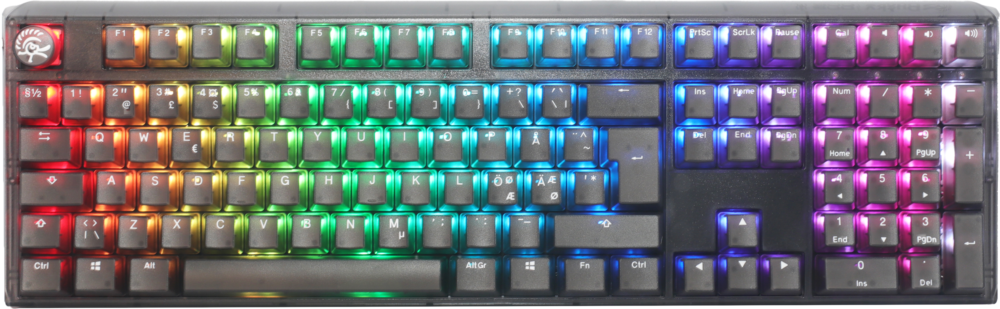 Ducky   One       Aura   Black   Nordic   Fullsize   Gateron   Baby   Kangaroo -  Rgb