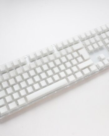 Ducky   One       Aura   White   Nordic   Fullsize   Cherry   Silent   Red -  Rgb