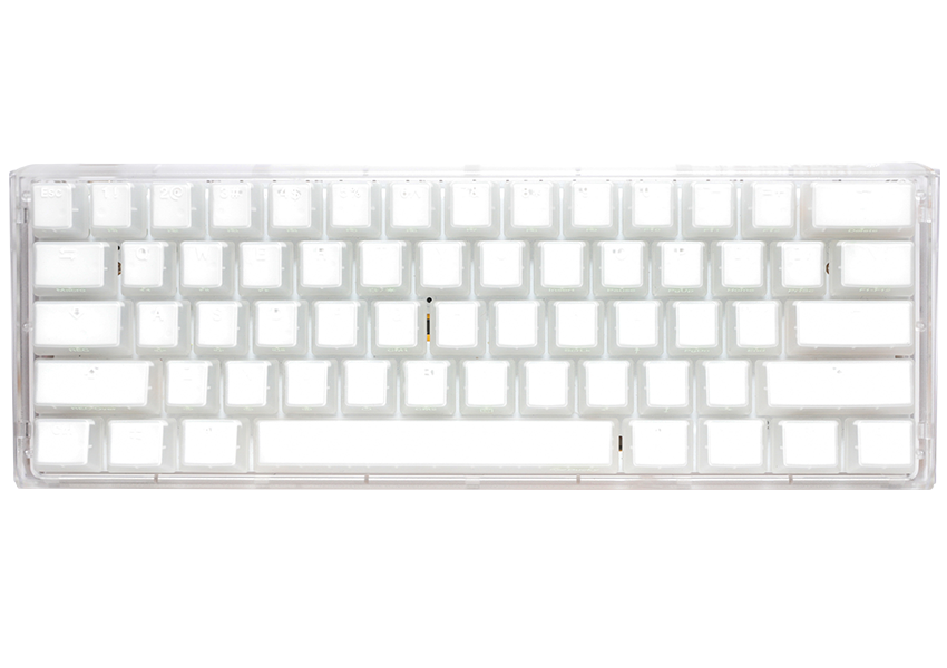 Ducky   One       Aura   White   Nordic   Mini   60    Cherry   Blue   Rgb