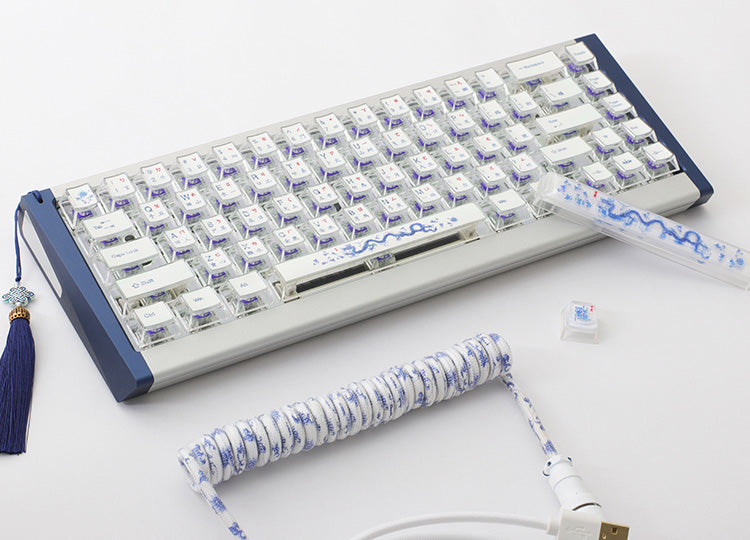 Ducky Outlaw65 Year Of The Dragon Limited Edition Pre - Built Oriental Crystal Mx2a Purple