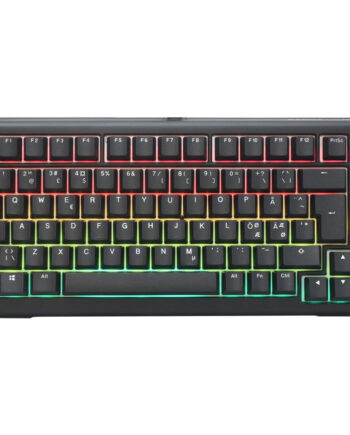 Ducky   Tinker75   Prebuilt   Iso   Black   Mx   Cherry   Red
