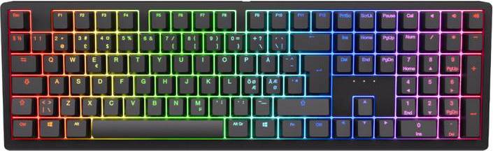 Ducky   Zero   Classic   Cherry   Speed   Silver   Rgb   Trådløs