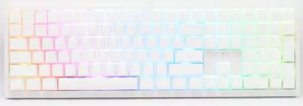 Ducky   Zero   White    Cherry   Speed   Silver   Rgb   Trådløs
