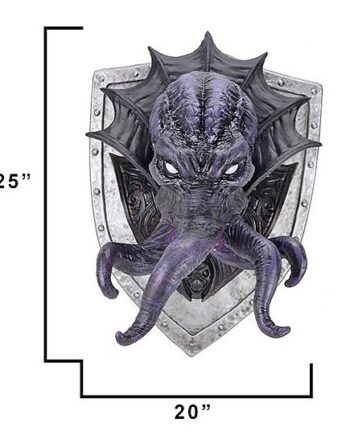Dungeons     Dragons    D   D    Foam   Figure   Wall   Trophy :  Mind   Flayer   Plaque    Illithid
