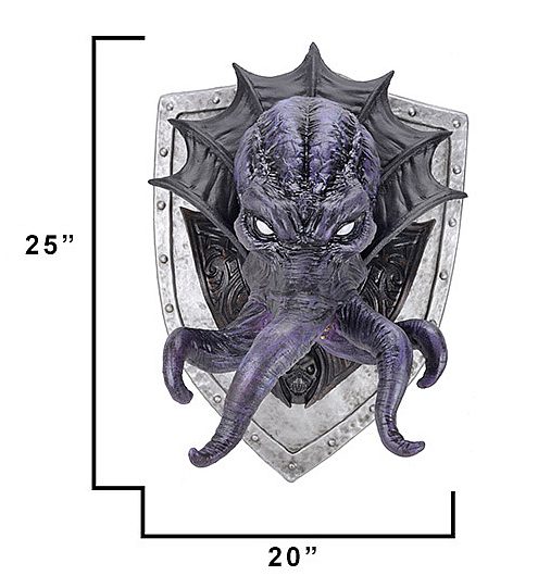 Dungeons Dragons D D Foam Figure Wall Trophy : Mind Flayer Plaque Illithid