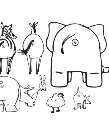Dyr   Med   Røv   Wallsticker