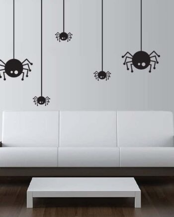 Edderkopper   Wallsticker