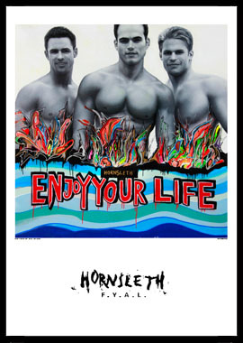 Enjoy   Your   Life   Af   Hornsleth    230g   Fine   Art   Papir    50x70   Cm