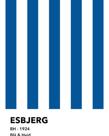 Esbjerg   Blå     Hvid   Af   Olé   Olé