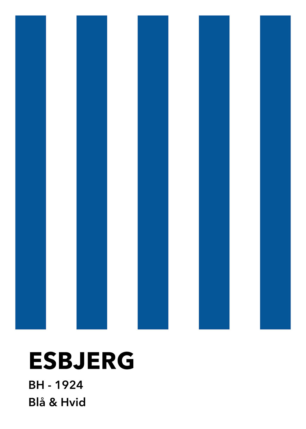 Esbjerg   Blå     Hvid   Af   Olé   Olé