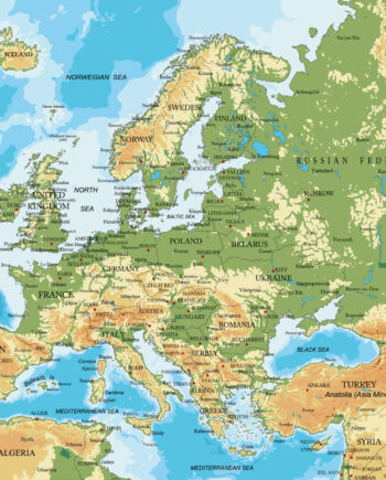 Europakort   Af   Illux
